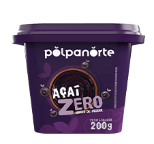 Açaí Zero adição de açúcar pote 200G